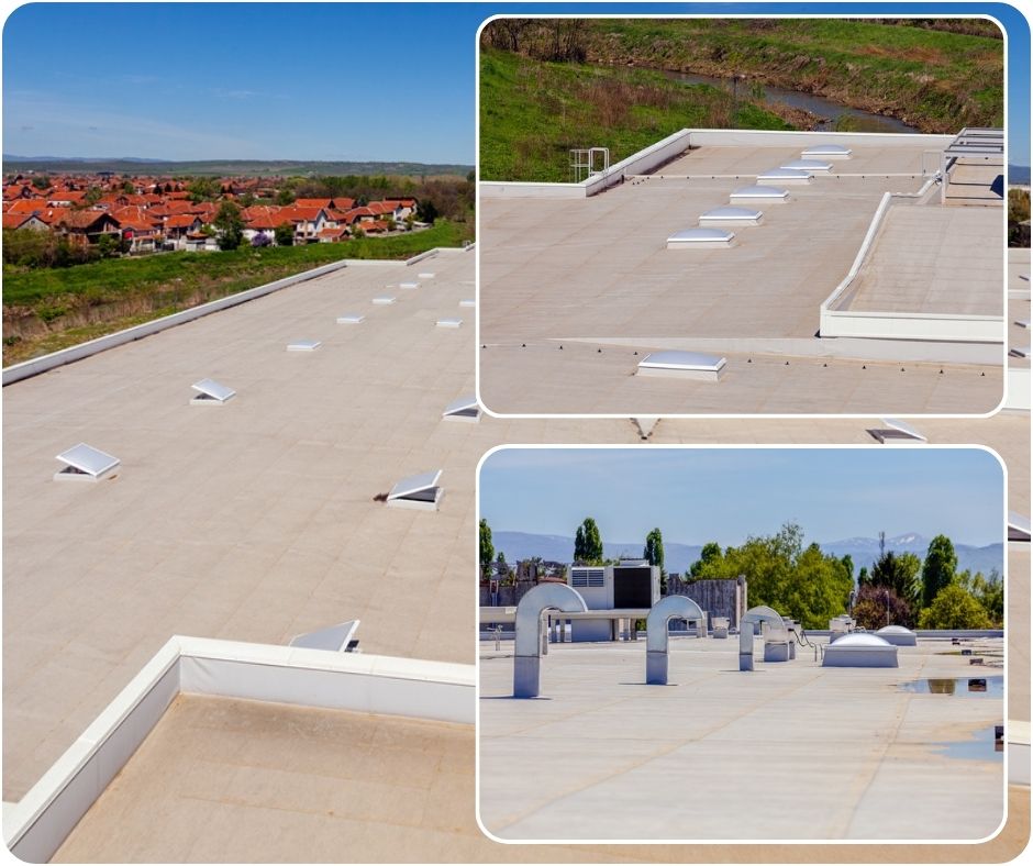 No Water Roofing Services - Flat Roof Drainage Maintenance and Repairss